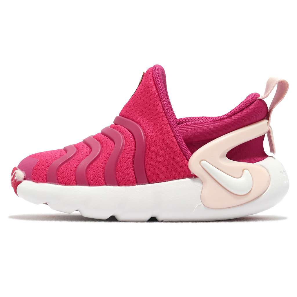 Nike 童鞋 Dynamo Go SE TD 桃紅 草莓 毛毛蟲 小朋友 [ACS] DO9376-600