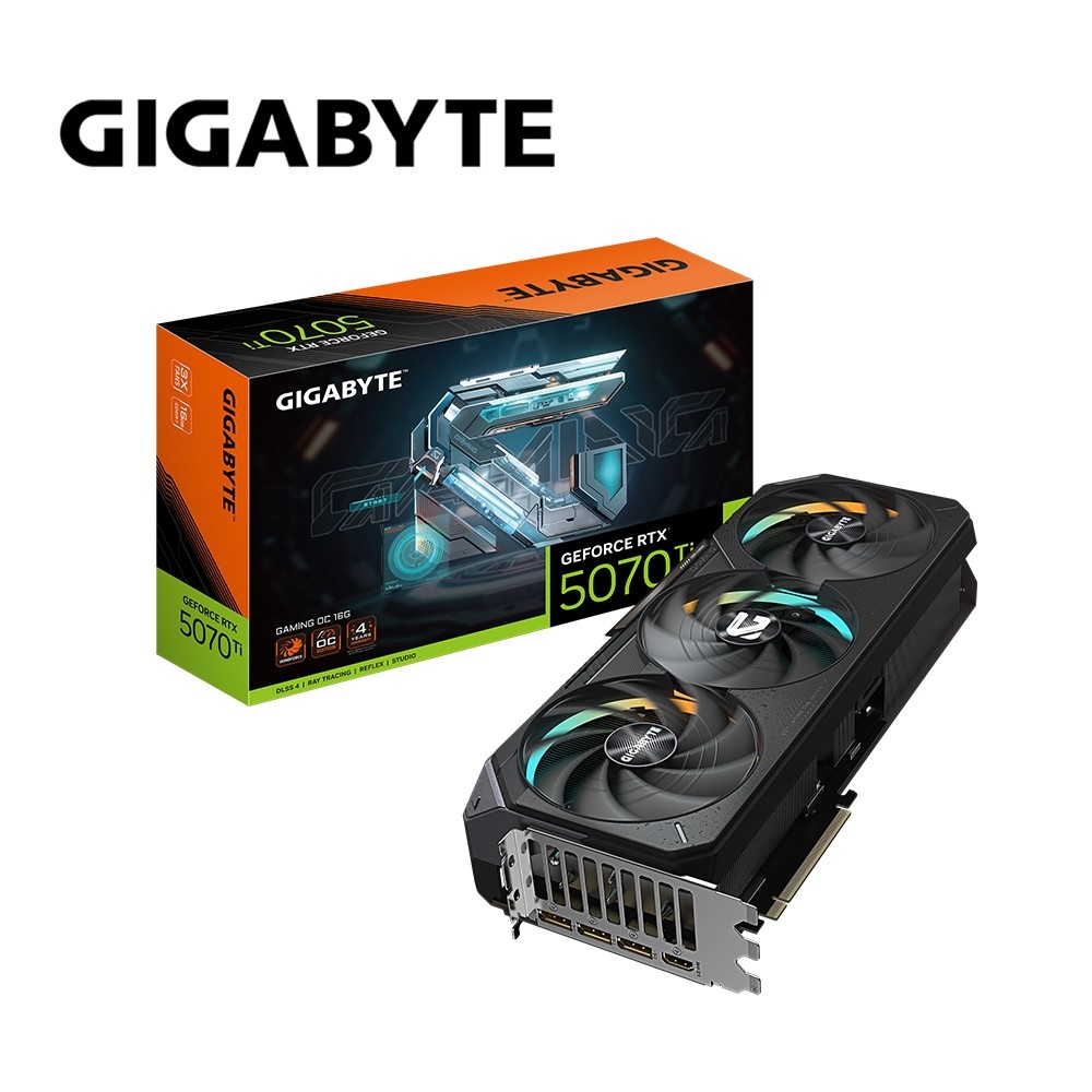 【GIGABYTE 技嘉】RTX 5070 Ti GAMING OC 16G 顯示卡