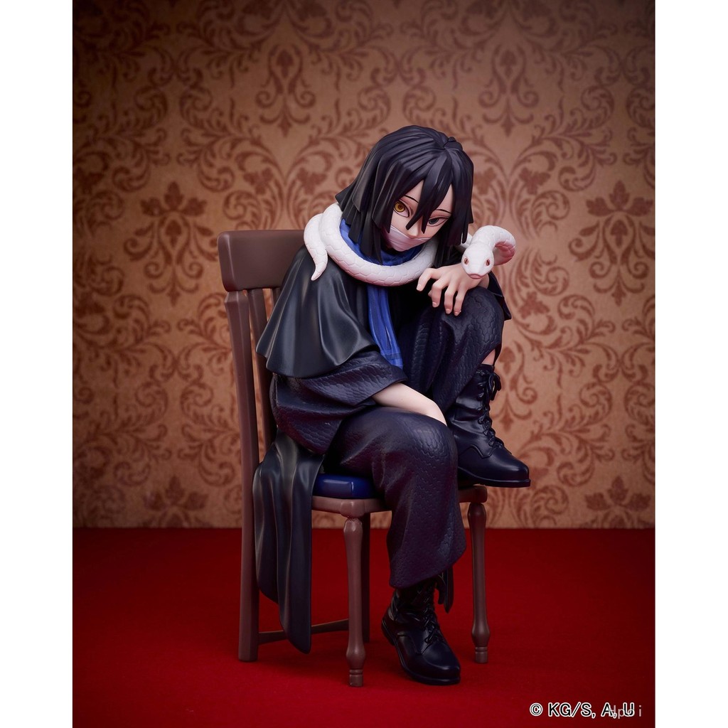 正版 全新 Aniplex 鬼滅之刃 蛇柱 伊黑小芭內 黑衣 模型