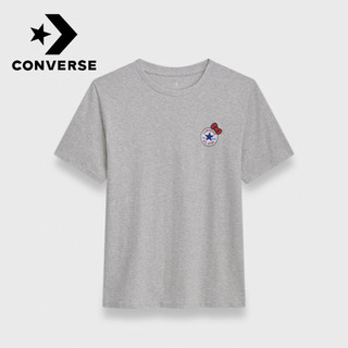 【Converse】三麗鷗聯名 短袖T恤 男 HELLO KITTY CVM5T516-LGH