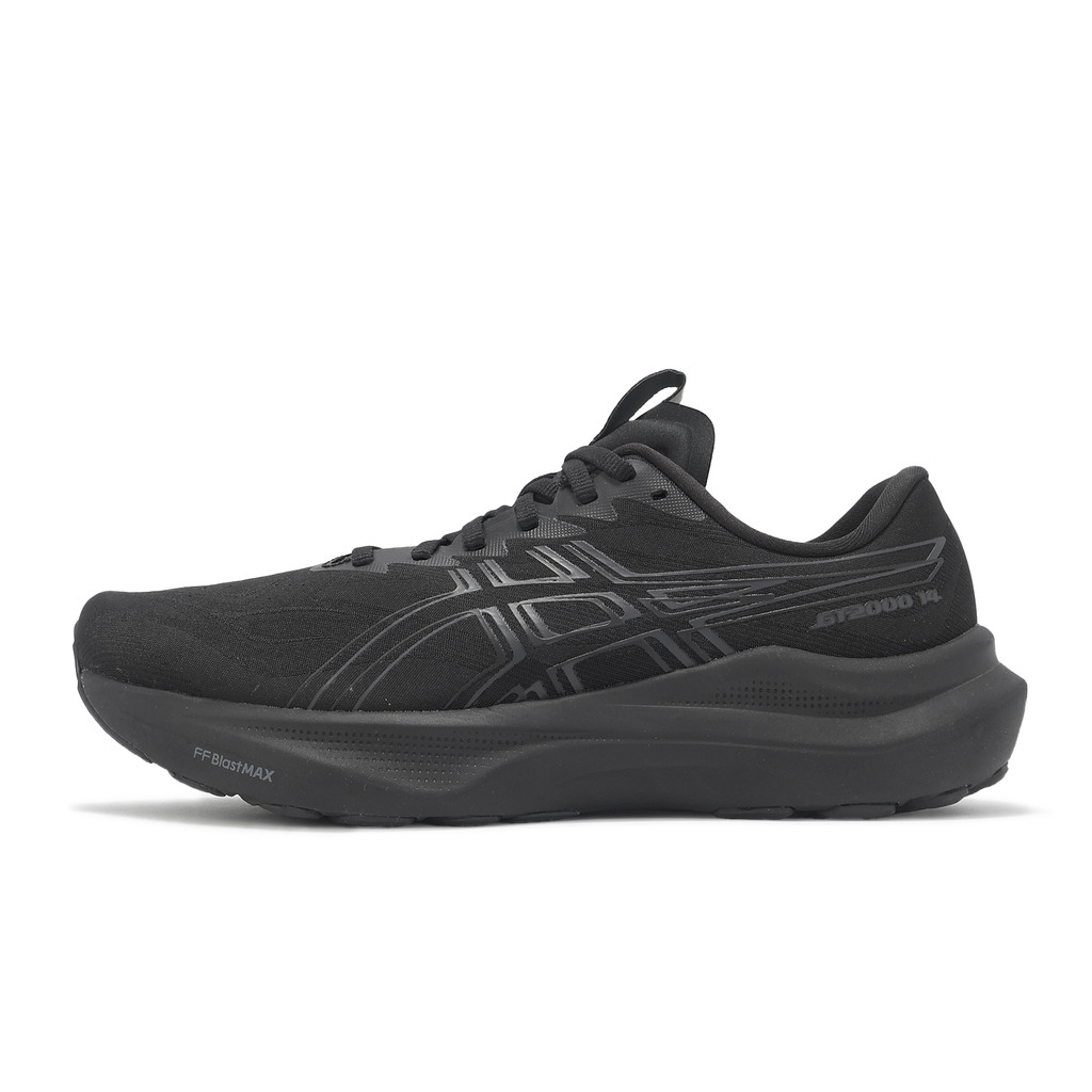 Asics 慢跑鞋 GT-2000 14 2E 寬楦 男鞋 女鞋 黑 灰 支撐 回彈 亞瑟士 1011C055002