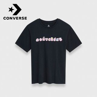 【Converse】三麗鷗聯名 短袖T恤 男 HELLO KITTY CVM5T517-BLK