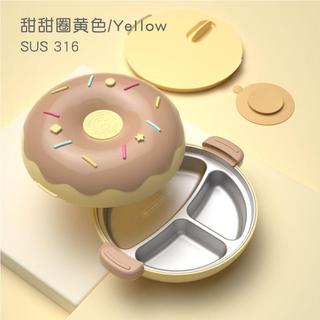 🌟台灣發貨🌟不鏽鋼碗🌟兒童碗 Goryeobaby不鏽鋼兒童餐盤防摔吸盤注水保溫碗分格輔食餐具套裝