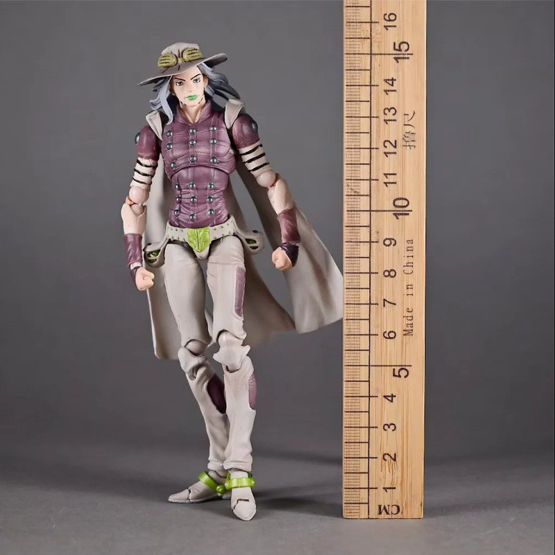 JoJo的奇妙冒險傑洛齊貝林棕色 關節可動 jojo傑洛齊貝林 限量港版 sbr 飆馬野郎 傑洛齊貝林棕色藍色