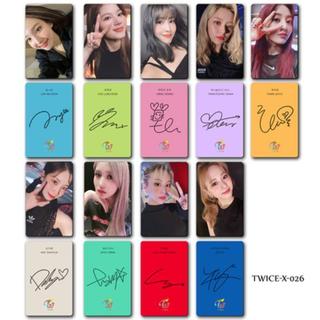 韓團周邊 送禮 免運⭐韓國女團TWICE周邊小卡 應援卡簽名自拍寫真照片卡錢包卡套卡