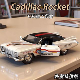 爆款車模❤合金小汽車孩子模型敞篷合金款凱迪拉克回力小車經典收藏擺件外貿最新車模 七夕禮物 男朋友禮物 車模收藏品