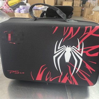 【PS5主機通用】新款 PS5 蜘蛛俠 slim 主機數字版光碟機通用收納包 遊戲收納盒 配件 限定 PS5收納