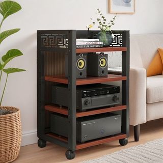 🔥新品 新款音響架可調節家庭影音收納架客廳功放架CD器材櫃設備櫃多層架