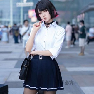 *臺灣出貨*絕區零艾蓮喬 cos 服尾巴鯊魚妹jk制服 cos play服裝 女裝 遊戲動漫校服人氣單品 動漫套裝 同
