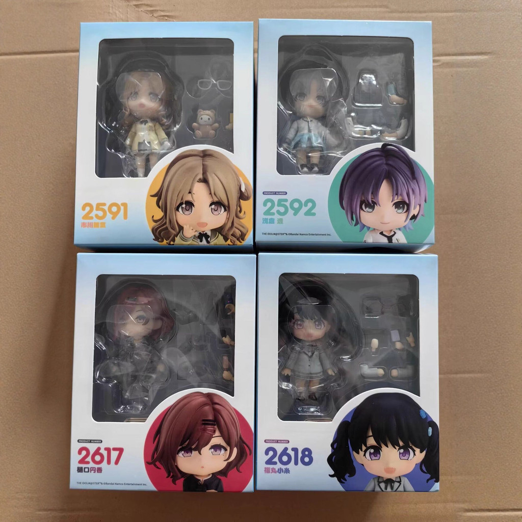 偶像大師 閃耀色彩 Q版粘土樋口圓香淺倉透市川雛菜 可動換臉手辦