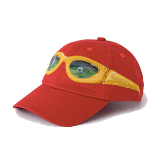 SSSTUFFF Lenticular Sunglasses Cap 足球 黃墨鏡老帽 紅色