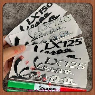 全場免運 機車貼紙 車貼 適用於vespa 偉士牌貼紙GTS300衝刺125 150改裝車標3D立體logo車貼