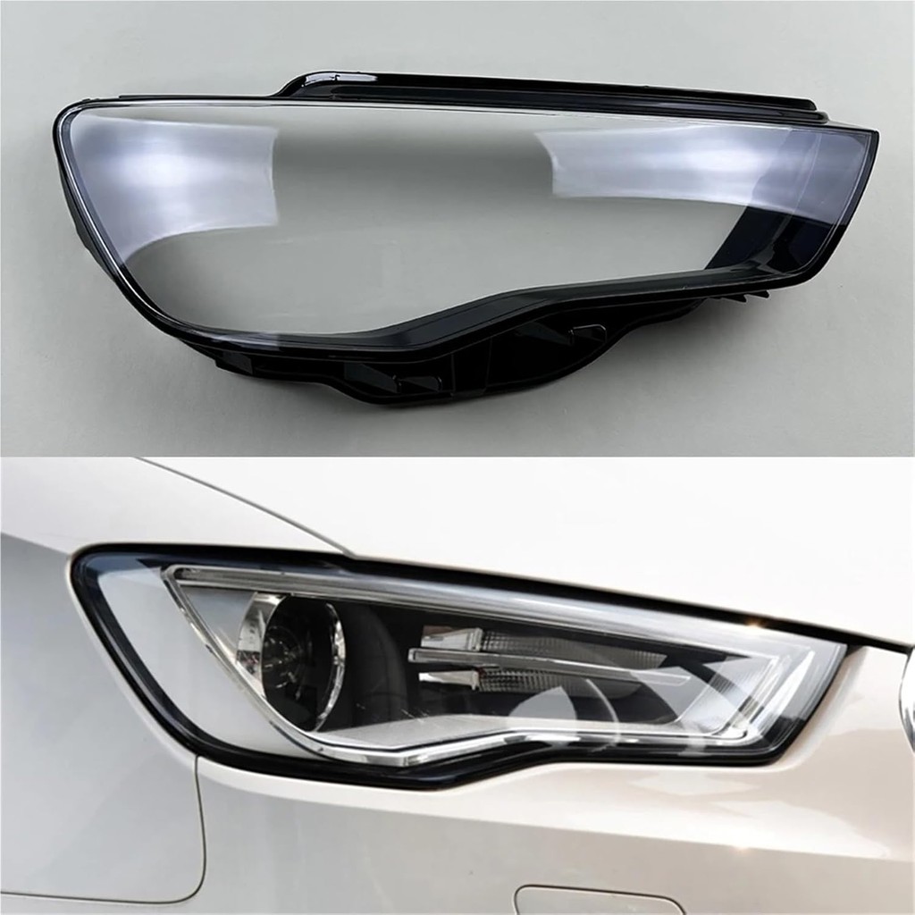 前大燈罩透明燈罩大燈外殼燈罩有機玻璃兼容奧迪 A3 S3 RS3 2013 2014 2015 2016(右)
