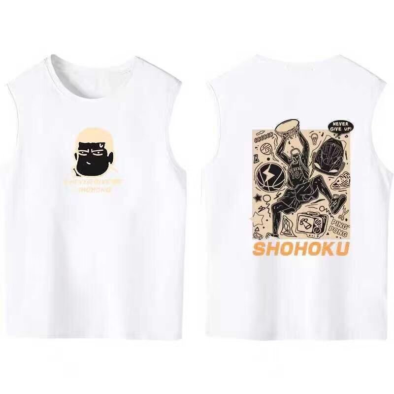 2025新款2025夏季休閒時尚百搭背心男士潮流品牌有趣有趣的貓咪印花無袖T恤男士背心new23 MTLL
