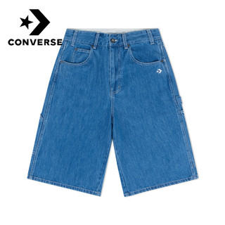 【Converse官方旗艦店】牛仔短褲 女性 WCH672-UHA
