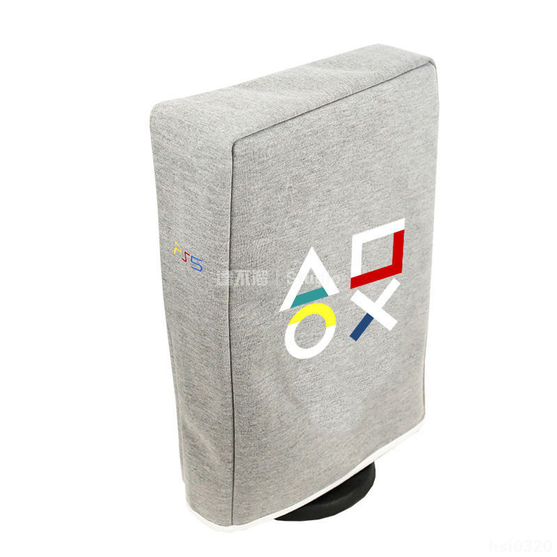 🕹️台灣出貨🎮 ps5 Slim Pro 主機防塵罩主機套  遊戲機罩加絨保護套防塵布藝 PS5防塵罩 保護罩