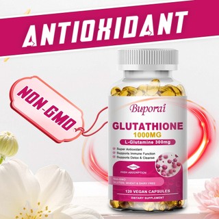 Buporai Glutathione 1000mg 🔅含L-谷氨醯胺 300mg🌱﻿ 60/120粒膠囊 美國製造