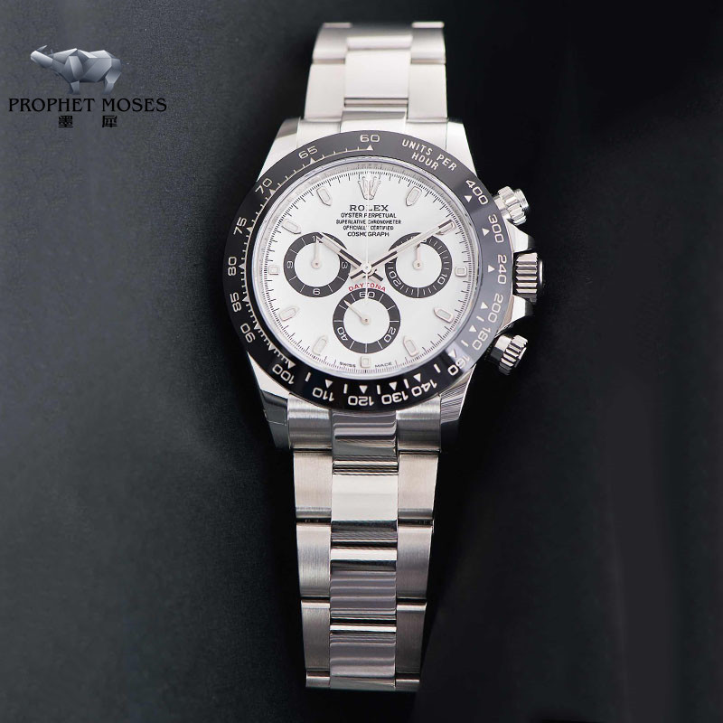 Rolex勞力士迪通拿男士腕錶116500LN-0001熊貓迪 白鋼迪 白迪