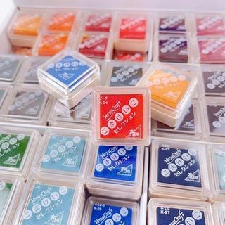 臺灣出貨⭐️日本Tsukineko月貓印臺VersaCraft彩色印泥小間敬子特調色布用vks印章