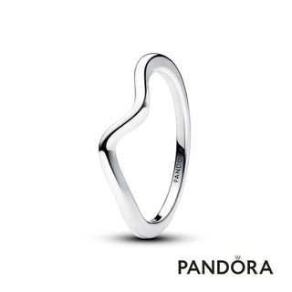 【Pandora】光澤波紋戒指 官方直營