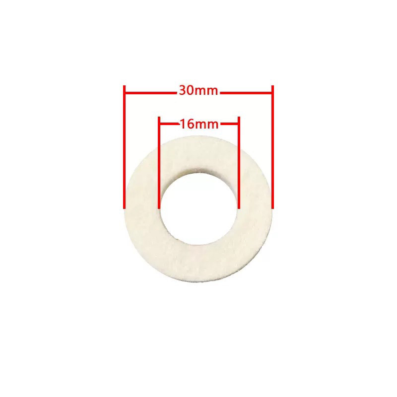 電風扇配件電風扇電機馬達羊毛氈油封軸套棉墊圈棉墊片吸油棉纖維 IWPR