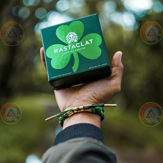 小獅子愛爾蘭限定倖運四葉草綠色潮牌男女情侶款學生鞋帶手鏈手繩 四葉草手鏈 生日禮物 情人節限定 交換禮物