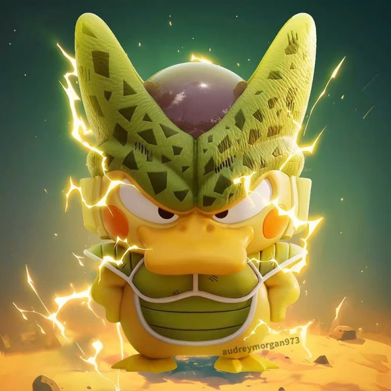 【96%好評率】沙魯可達鴨cos車載可拆卸手辦  這款潮玩q版神奇寶貝手辦超棒 它是可達鴨與沙魯的巧妙融合 作為桌面擺件