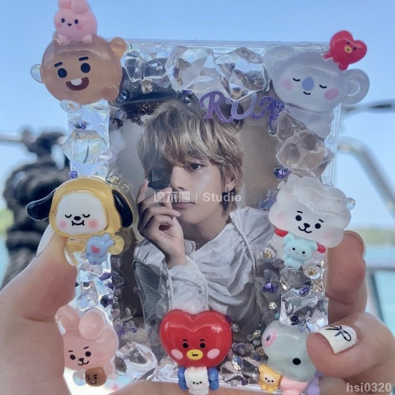 🔲卡の家📇 bts卡套 自製貝殼磚卡套~原創 bt21全員豎版 卡套吊飾 小卡吊飾 悠遊卡套 識別證套 卡套掛飾