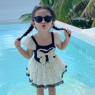 Mimo⭐女童泳衣公主夏款時尚女孩寶寶兒童夏裝泳裝甜美