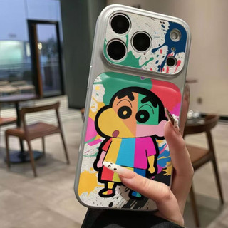 彩繪塗鴉小新 手機殼 適用Realme 15T 15 pro 11 9 pro + 8 7 5 GT8 GT7 pro