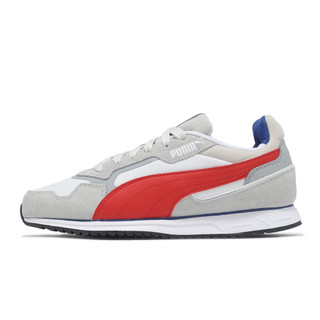 Puma 休閒鞋 Softride ST Miler 男女鞋 灰 紅 復古 麂皮 拼接 情侶鞋 ACS 40263501