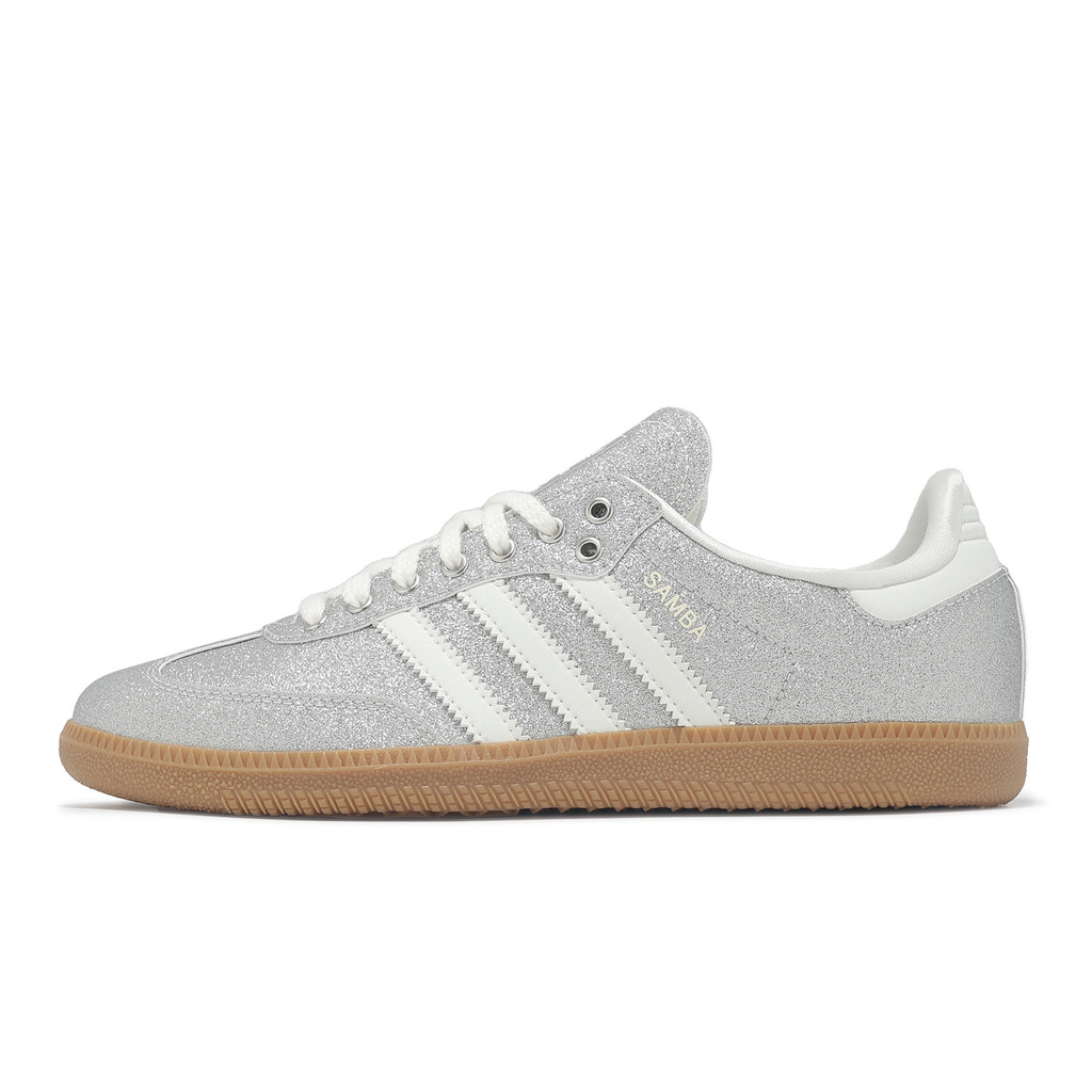 adidas 休閒鞋 Samba OG W 女鞋 銀 灰 亮粉 德訓鞋 愛迪達 [ACS] KI6264