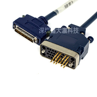 滿399出貨hw-v.35mt路由線 適用h3c Scsi線 Hpdb50 V.35交換機路由通訊線可開票 收據/發票