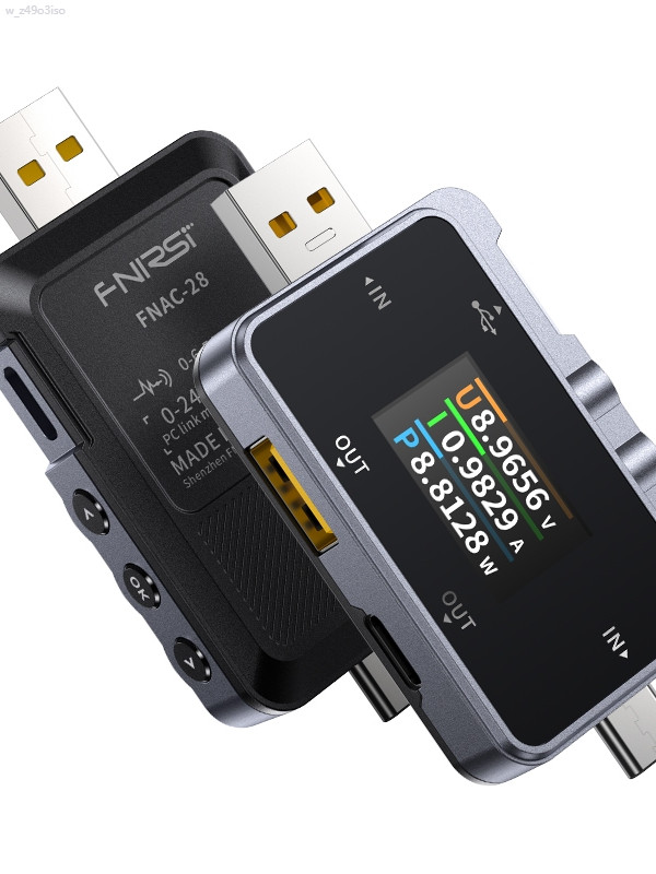 FNIRSI FNAC-28 2 IN 1 Type-C USB 測試器 數位電壓表 安培表 電流表 電源供應器 充電器