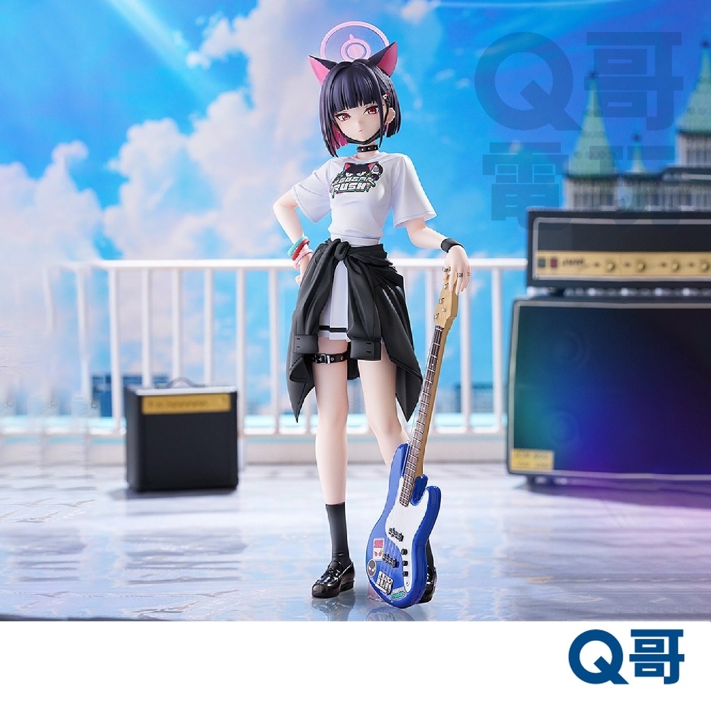 Miyuki 代理版 蔚藍檔案 千紗（樂團） 1/7 PVC 完成品 公仔 千紗 Blue Archive 模型 Q哥