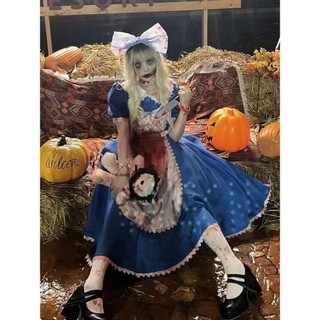 10-5萬聖節服裝 鬼新娘服裝 吸血鬼服裝 女巫服裝 萬聖節cosplay成人服裝服飾衣服女裝大人愛麗絲夢遊仙境角色扮演