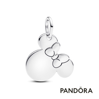 【Pandora】迪士尼米妮造型可鐫刻吊飾 母親節禮物 520禮物 官方直營