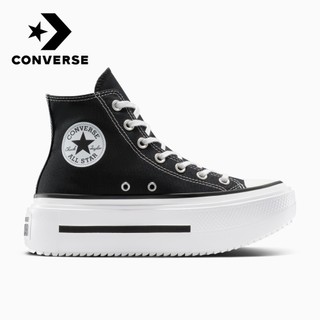 【Converse官方旗艦店】厚底帆布鞋 中性 DOUBLE STACK A12975C
