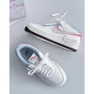 KR NIKE AIR FORCE 1 SHADOW AF1 情人節限定 櫻花粉 寶寶藍 IQ9803-161