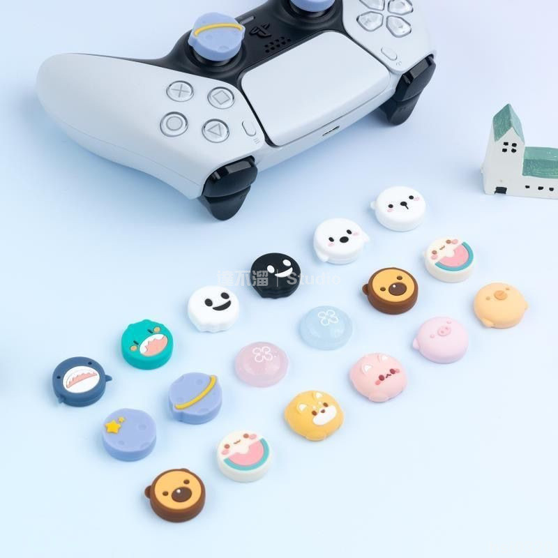 🕹️台灣出貨🕹️ 極想PS4搖桿帽PS5 edge精英手柄套SwitchPro硅膠帽Xboxseries貓
