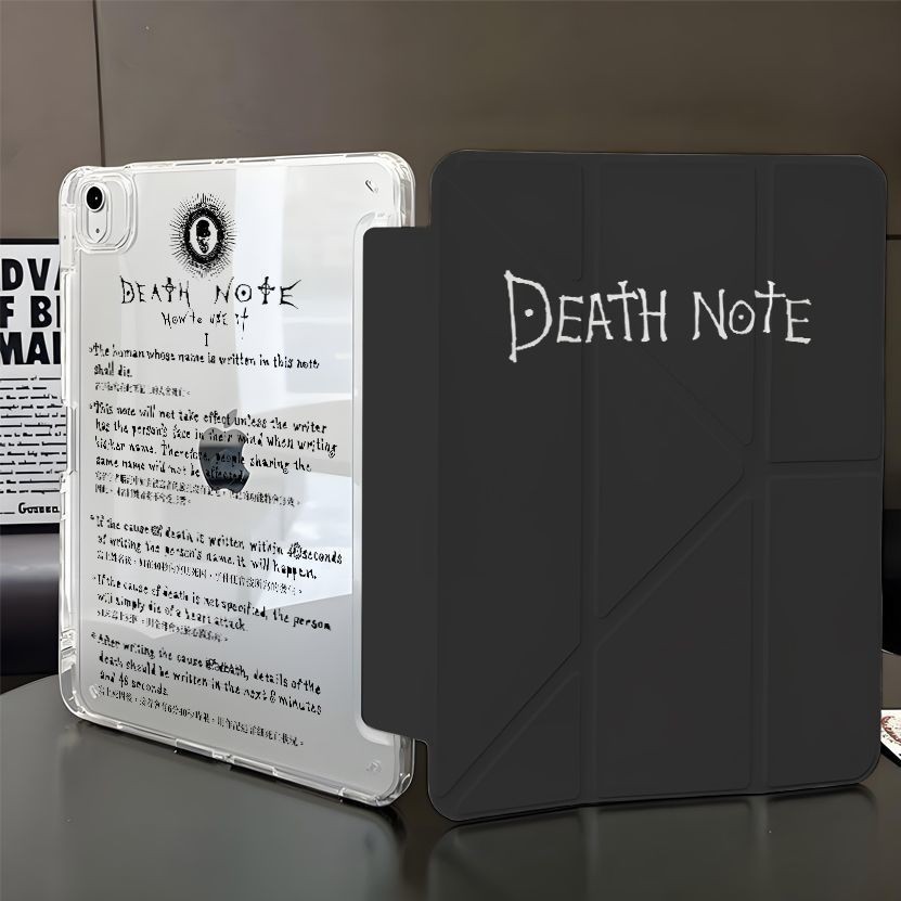 💥皮皮蝦會舘💥死亡筆記iPadpro11保護殼蘋果10/9代A16防彎air7平板保護殼亞克力iPad保護