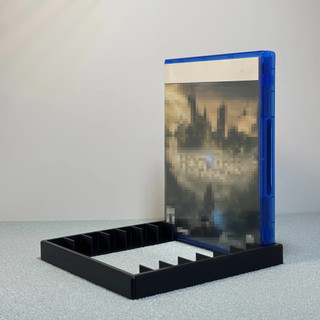適用於PS5/PS4遊戲光碟收納盒 | 8槽CD儲存展示架 PS3遊戲卡帶整理器主機配件置物架