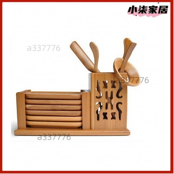 茶具配件餐具大號單託組閤雙託六君子茶道多款可選竹木材質 日式茶具組 茶具禮品 功夫茶壺 功夫茶杯 日式茶壺 日式茶杯 茶