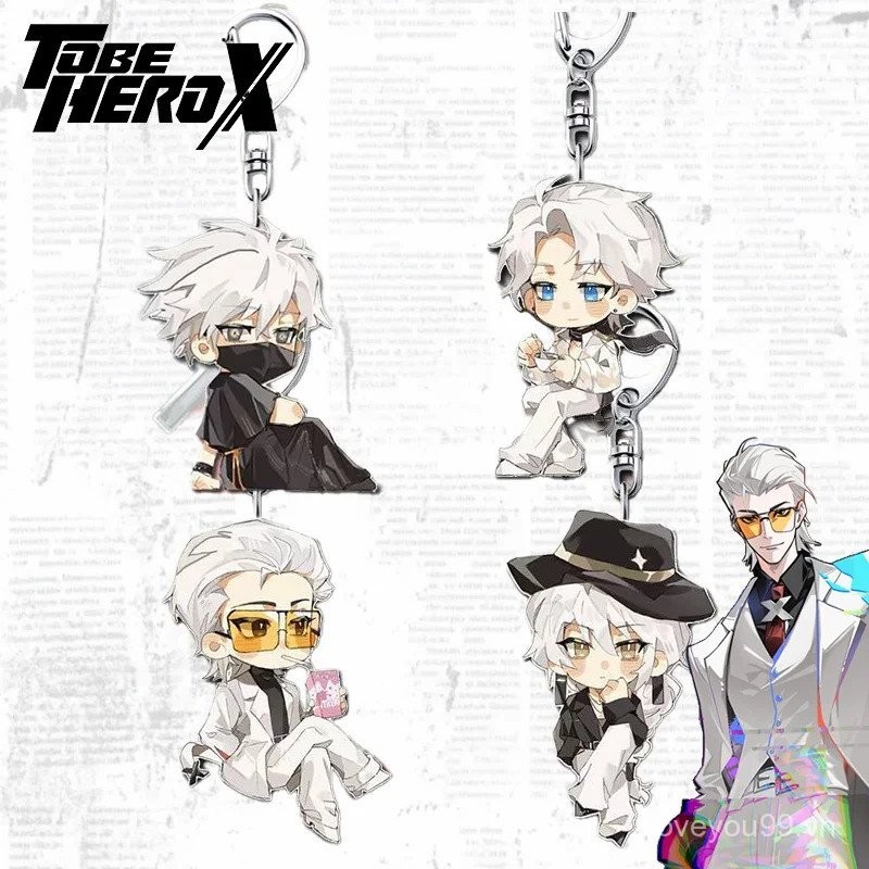 Anime TO BE HERO X Beautiful Cosplay 鑰匙扣亞克力人物裝飾鑰匙圈可愛包挂件鑰匙圈