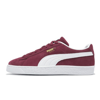 Puma 休閒鞋 Suede Classic 男鞋 女鞋 酒紅 白 麂皮 復古 運動鞋 [ACS] 39978105