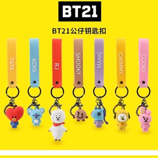 限時下殺🔥BT21防彈少年團BIG&TINY系列韓國公仔鑰匙扣掛件卡通玩偶包包掛飾明信片 周邊 專輯