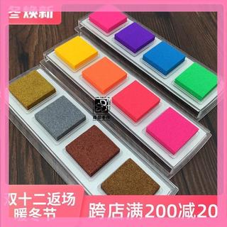 臺灣出貨⭐️日本Tsukineko迷你印臺4色套裝-橡皮章/紙藝手工用印泥/印臺印章