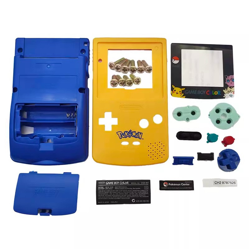 🔥臺灣出貨 免運🔥GBC機殼 gbc遊戲機殻 全套殼 GBC外殻 Game Boy Color替換殼 GBC限量版掌機殼