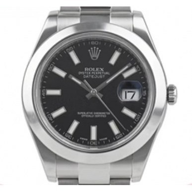 Rolex 勞力士日誌型系列116300-72210黑盤腕錶