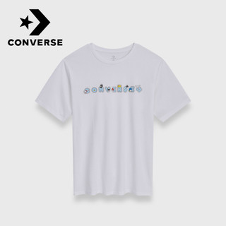 【Converse】三麗鷗聯名 短袖T恤 男 HELLO KITTY CVM5T517-WHT